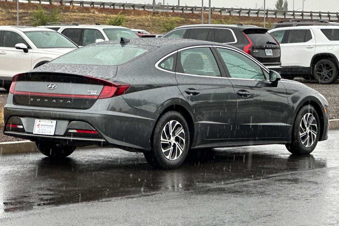 2023 Hyundai Sonata Hybrid Blue - Image 3