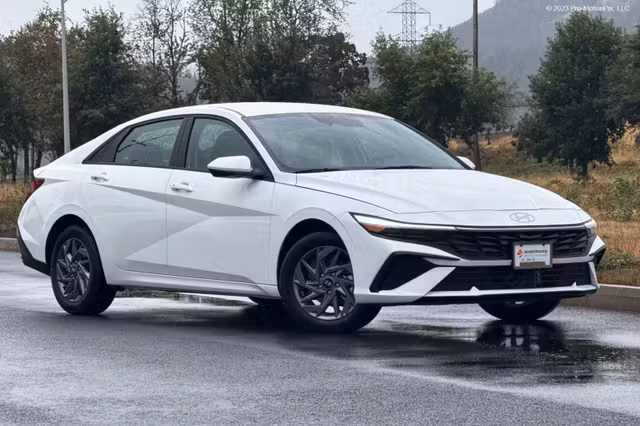 2026 Hyundai Elantra Hybrid Blue