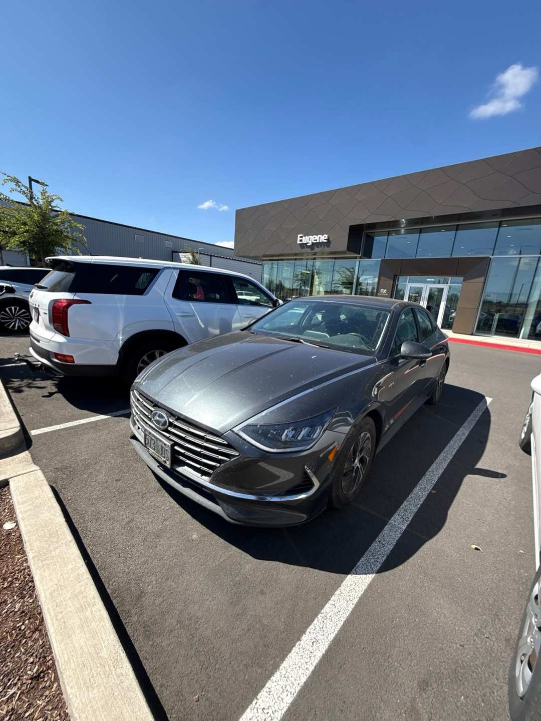 2023 Hyundai Sonata Hybrid Blue - Image 2